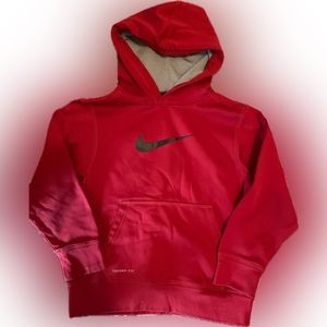 Boys Small, Red and Black Nike Hoodie.